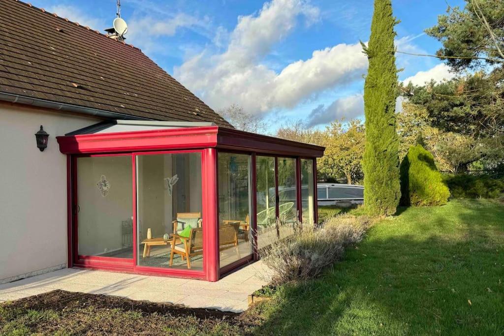 Gite 3 Etoiles Les Gourlines Avec Balneo, Veranda, Piscine Et Garage Avermes Buitenkant foto