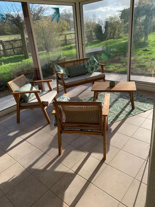 Gite 3 Etoiles Les Gourlines Avec Balneo, Veranda, Piscine Et Garage Avermes Buitenkant foto