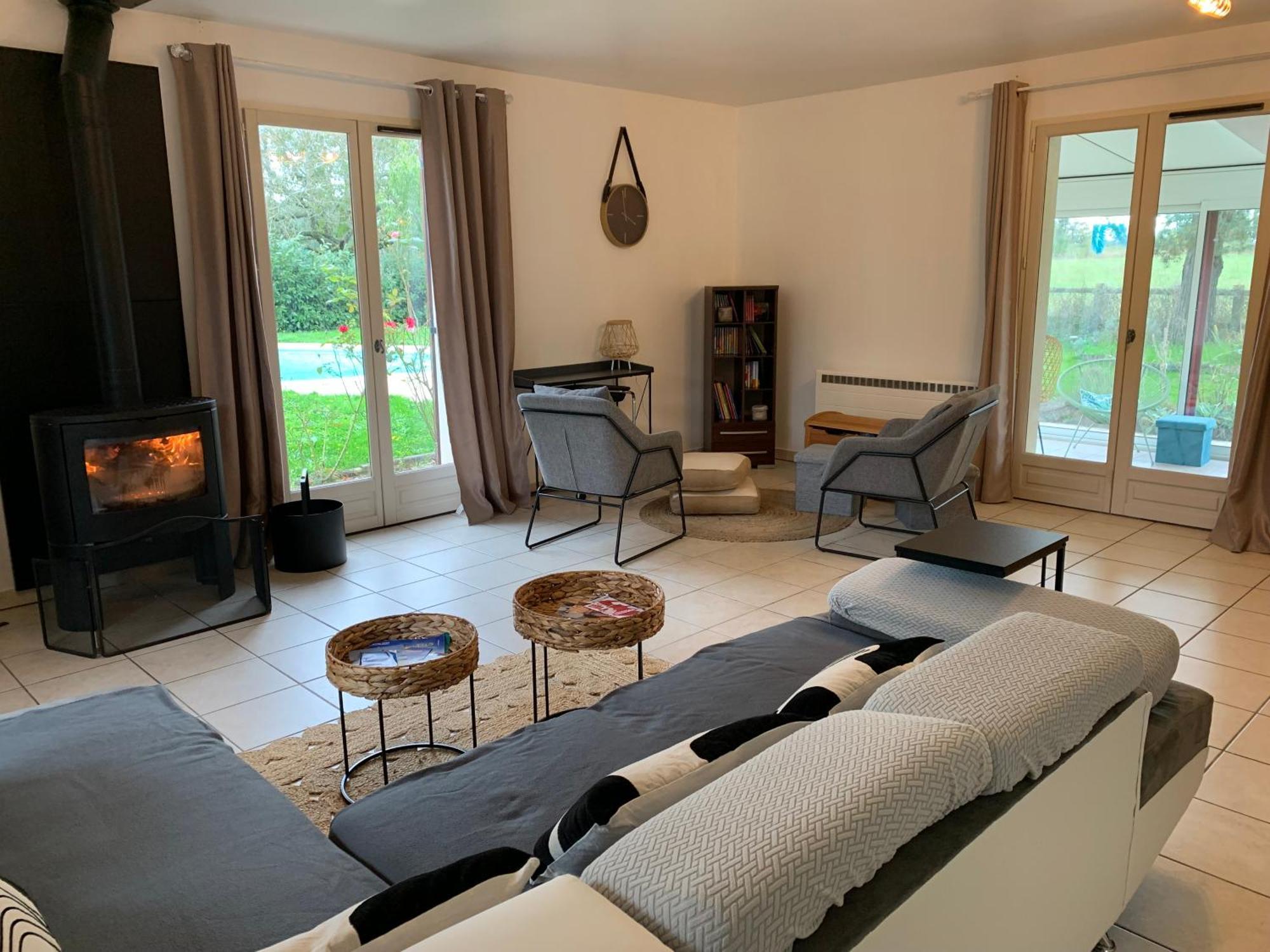 Gite 3 Etoiles Les Gourlines Avec Balneo, Veranda, Piscine Et Garage Avermes Buitenkant foto